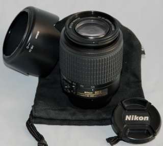 Nikon AF S Nikkor DX 55 200mm f/4 5.6 G ED SWM Telephoto Zoom FREE 