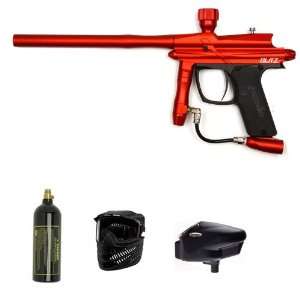 Azodin BLITZ 2011 Electronic Paintball Marker   Red HaloToo N2 combo