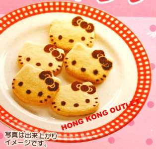 Sanrio Hello Kitty Cookie Cutter Mold + Stencil B41b  