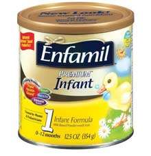 Enfamil PREMIUM Infant provides the nutrients needed for your babys 