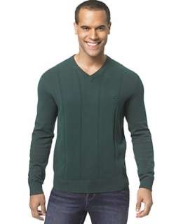 Nautica Sweater, V Neck Drop Needle Sweater   SALE Sweaters   Mens 