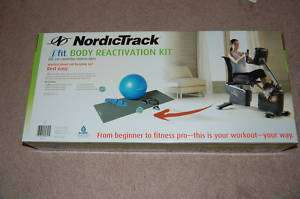 NEW NORDICTRACK IFIT BODY TONING KIT card mat dvd ball  
