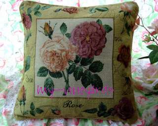 New Country Roses Tapestry Pillow Case Cushion Cover L982502  
