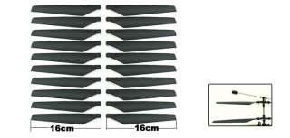 NEW 20x Main Roter Blades For APACHE AH 64/Walkera 5 4 ,5 8 ,5 4B 