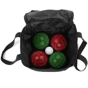 New Premium Bocce Set Full Size with Easy Nylon Carrying Case Free 