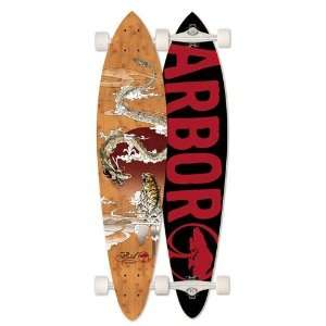 Arbor Fish Bamboo Complete Skateboard Deck Sports 
