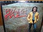 CRIS WILLIAMSON Prairie Fire LP Bonnie Raitt SEALED