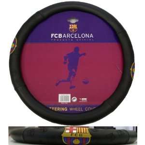  Barcelona Football Soccer Club   Steering Wheel Cover 