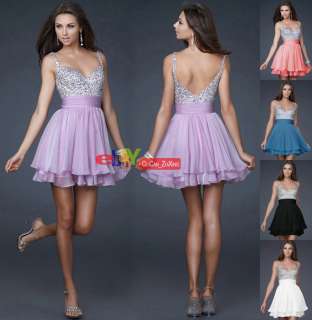 Sweet Girls 5 Colour Party Evening Bridesmaid Cocktail Prom Ball Dress 