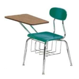   , Plastic Classroom Tablet Arm Desk Chair, Bookbasket