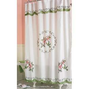   Fabric Hummingbird Bathroom Shower Curtain 