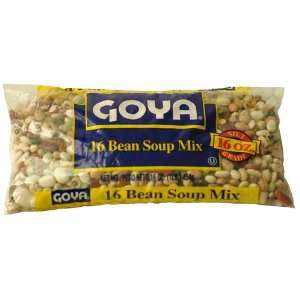 Goya 16 Bean Soup Mix Grocery & Gourmet Food