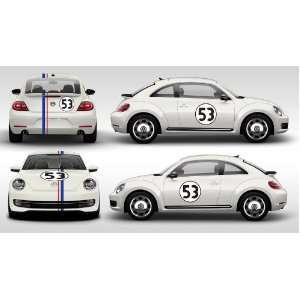  2012 Beetle Herbie Vehicle Wrap Automotive