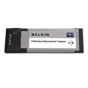  Belkin N Wireless ExpressCard Adapter. 802.11N WIRELESS 