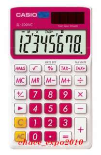 New Casio Portable Calculator SL 300VC RD(SL300VC) Red  