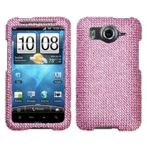 Pink Rhinestone Bling Hard Case Cover HTC Inspire 4G  