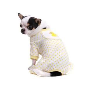  Knit Dog Pajamas  Ducky (PDPJ) Size Large