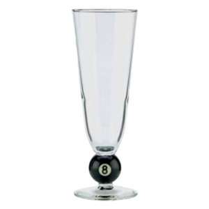   Pilsner Billiard Ball Glass   Billiards Novelty Glass 