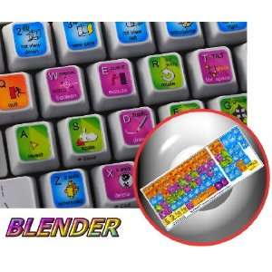  BLENDER KEYBOARD STICKER