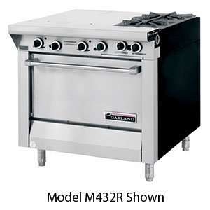  Gas Garland M43 3R Master Series 3 Section 34 Even Heat Hot Top Gas 