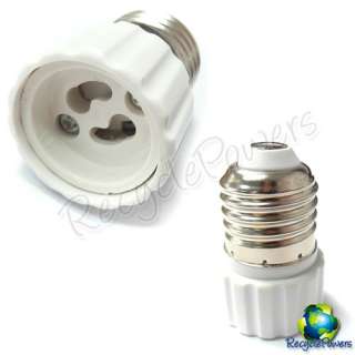 Pcs E27 to GU10 LED Light Lamp Bulbs Socket Adapter Converter  
