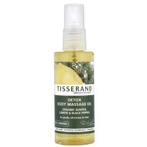 Tisserand Aromatherapy   Body Massage Oil Detox Organic Juniper, Lemon 