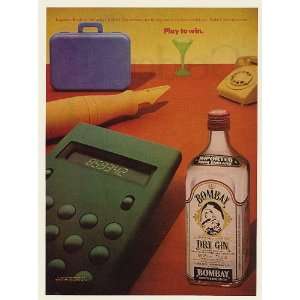  1982 Bombay Dry Gin Bottle Office Desk Make It Your 