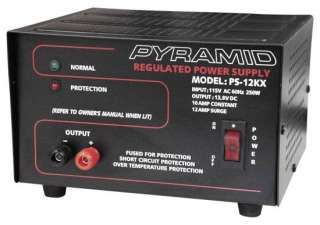 New PYRAMID PS12KX 10 Amp 13.8V AC/DC Power Supply Converter Heavy 