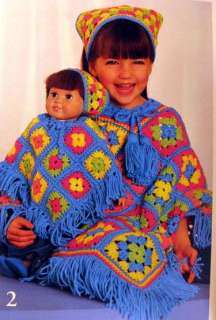 Bernat BEST FRIENDS crochet & knitting pattern booklet GIRL & DOLL 
