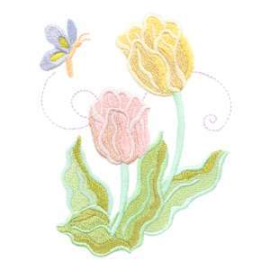 Brother Embroidery Machine Card SPRING BEAUTY 2  