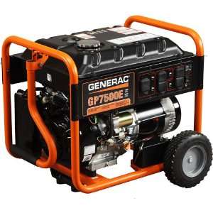  Generac 5943 GP7500E 9,375 Watt Generator with Electric 