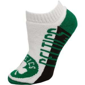  Boston Celtics Ladies White Color Block Ankle Socks 