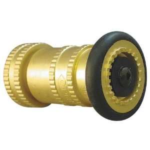  MOON 7171 1521 Fire Hose Nozzle,Fog,Brass,1 1/2 In NH 