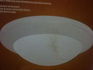 New portfolio flushmount ceiling light fixture white finish white 