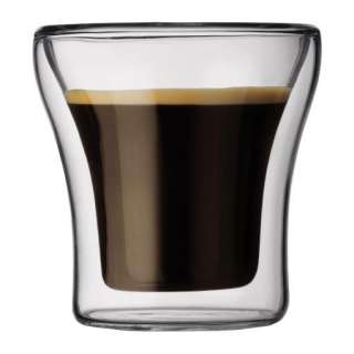 Bodum Assam Double Wall Espresso Demitasse Coffee Shot Glasses Cups 