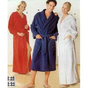  Burda 2653 Sewing Pattern Robe for Men and Women Size 12 