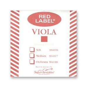  Red Label Viola C String, 12 Size   Medium Musical 