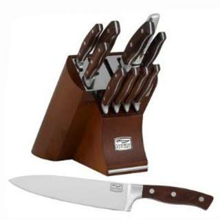 Chicago Cutlery Walnut Signature Forged 12PC Stainless Knife Set W 