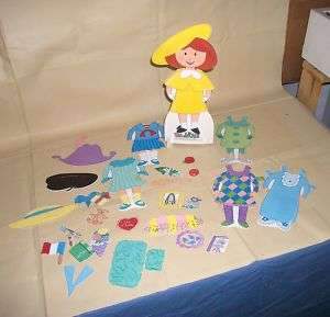 OLD MARKED MADELINE CHILDS TOY PAPER DOLL AND CLOTHES  