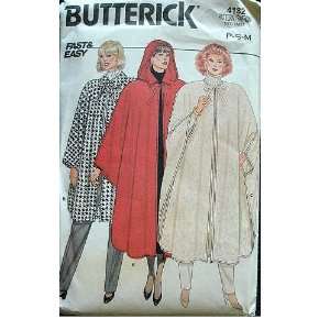   CAPE SIZES P S M (6 8 10 12 14) BUTTERICK FAST AND EASY SEWING PATTERN