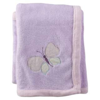 Laura Ashley Sweet Violet Soft Fleece Blanket   Purple and Pink.Opens 