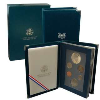   to enlarge 1990 eisenhower prestige proof coin set united states mint