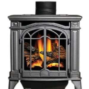   Gds25 Bayfield Cast Iron Natural Gas Stove   Black
