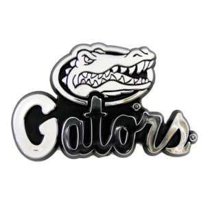 Florida Gators Chrome Auto Emblem Decal Football  