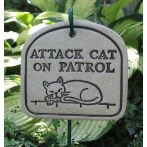  Attack Cat On Patrol Plaque