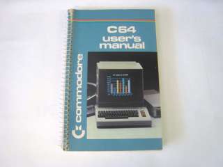C64 User’s Manual Commodore 64 vintage Book 1984  