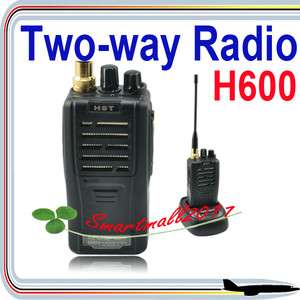 H600 two way radio UHF/ VHF Portable Walkie Talkie for 2 way talk mic 