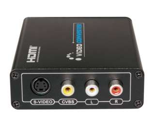 HDMI to 3 RCA AV Composite CVBS S video Converter 1080P for PS3/DVD 