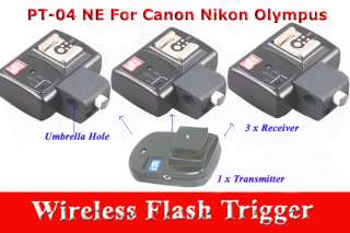 PT 04 NE Wireless Flash Trigger For Nikon Canon Pentax  
