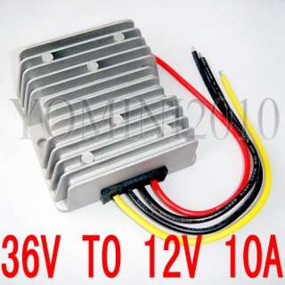 NEW GOLF CART voltage reducer converter 36V to 12V 10A 120W Free 